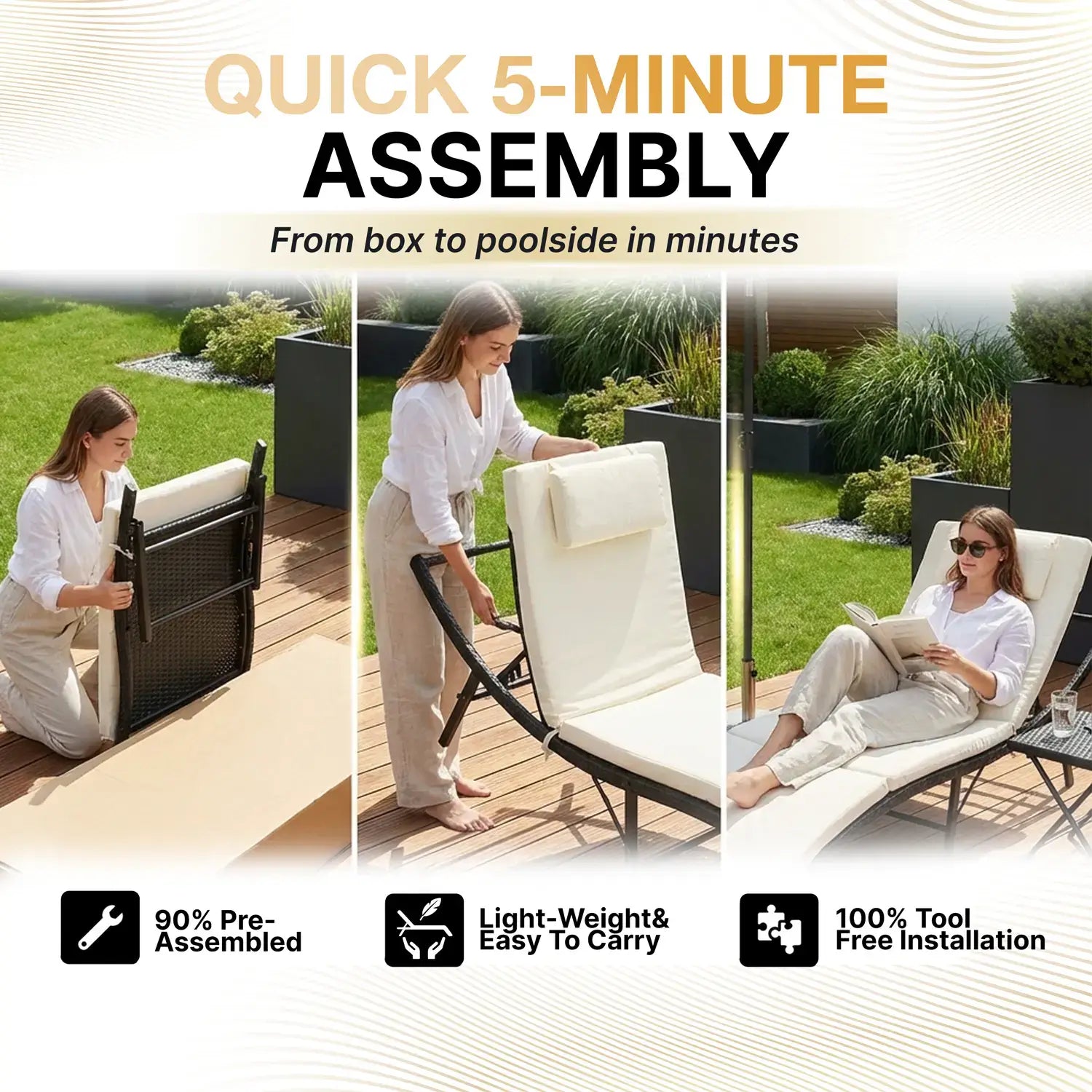 Capri Sun Loungers (Set of 2)