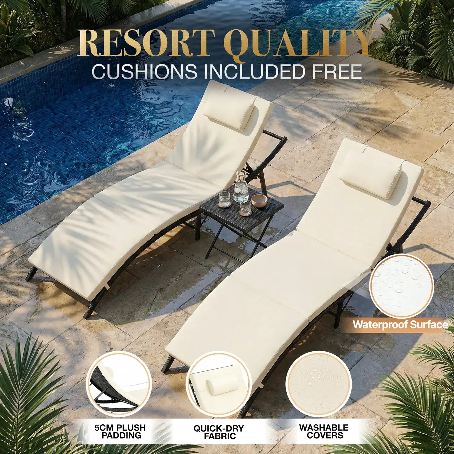 Capri Sun Loungers (Set of 2)