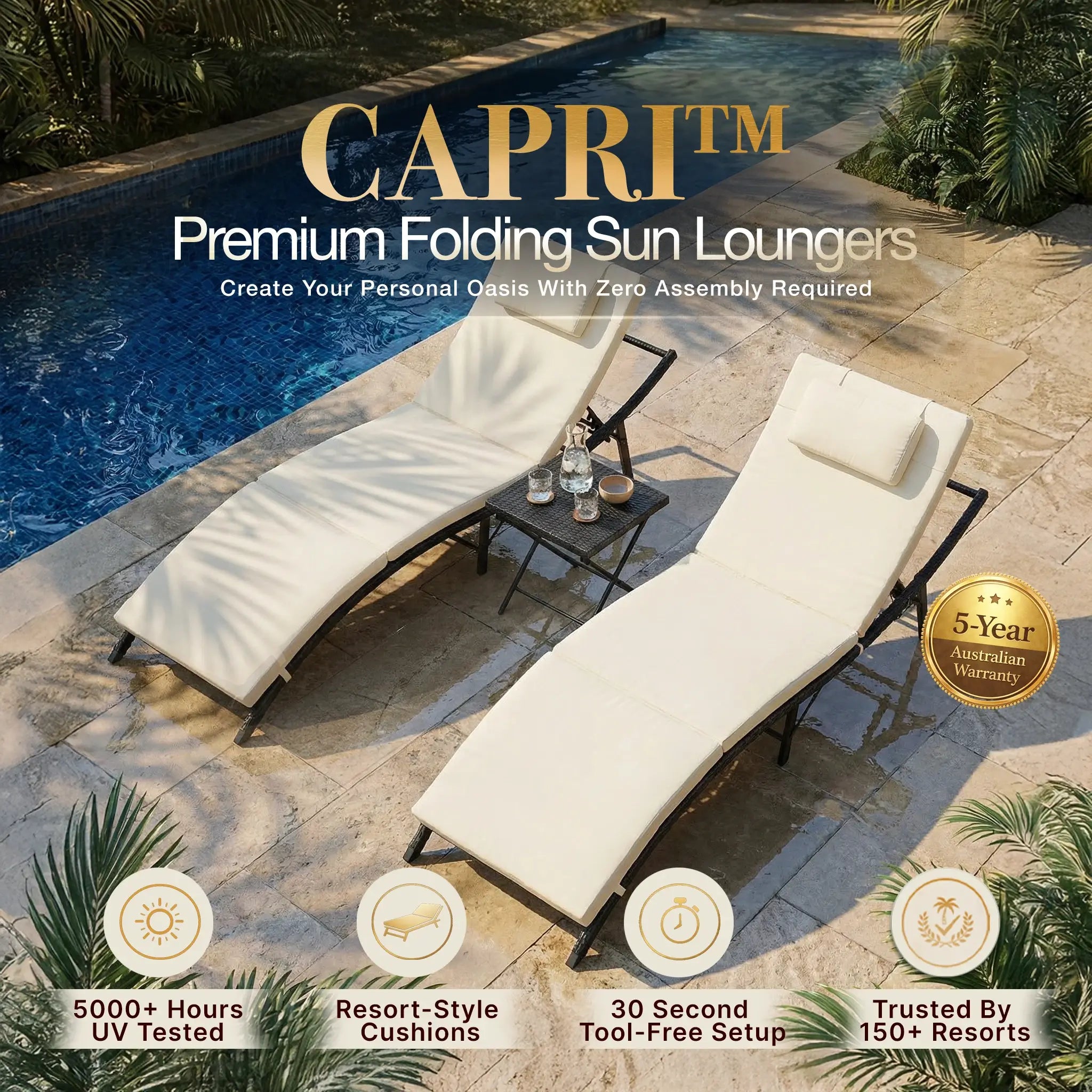 Capri Sun Loungers (Set of 2)
