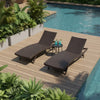 Riviera All Weather Sun Loungers (Set of 2) - Dark Brown