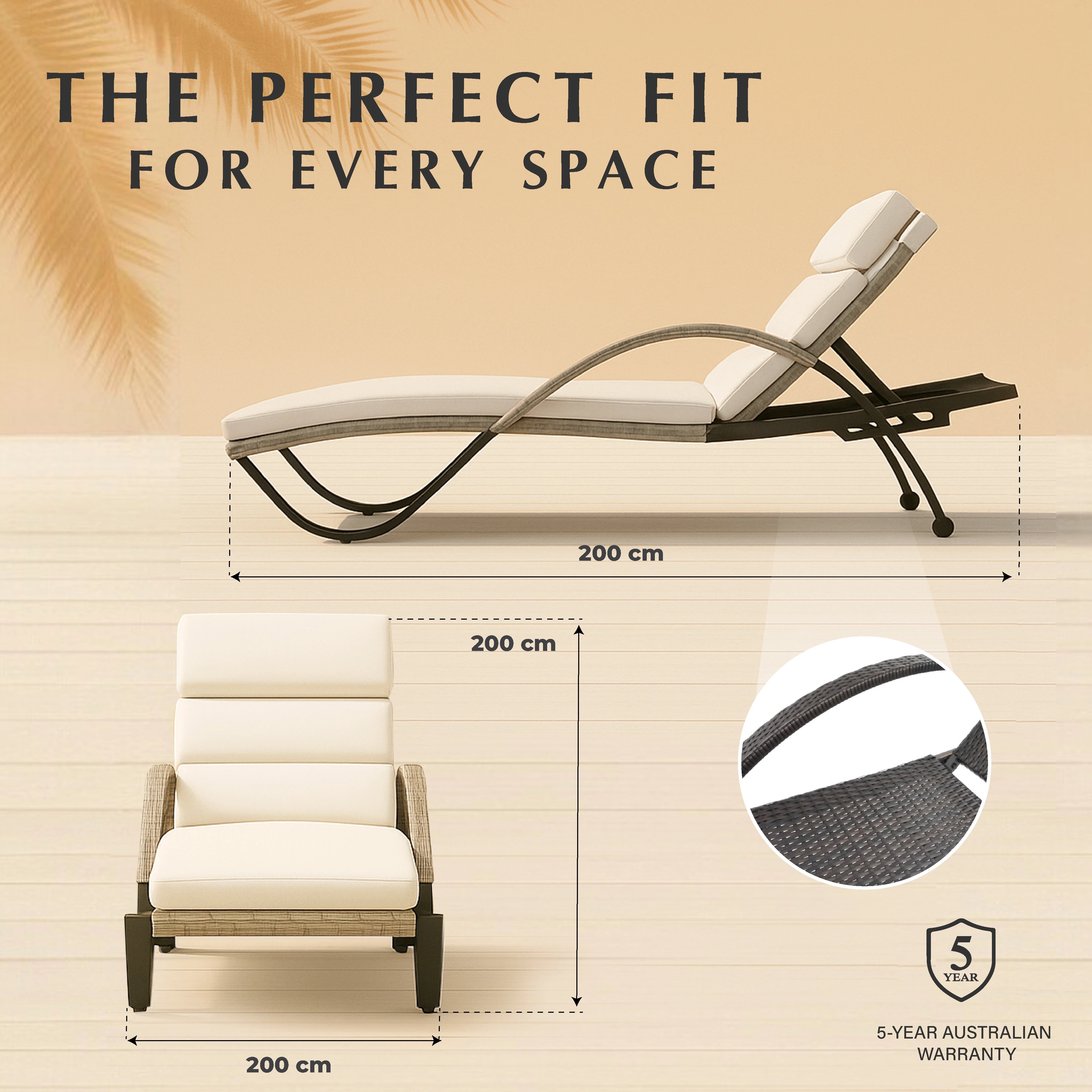 Koh Lipe Sun Loungers - Set of 2