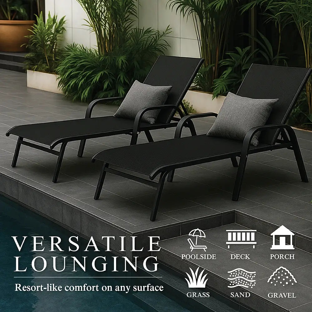 Mykonos Sun Lounger (Set of 2)