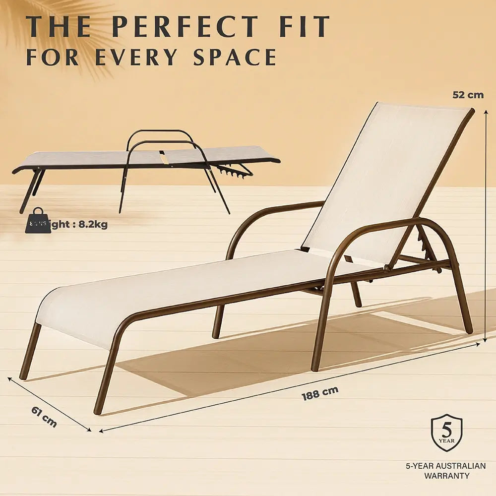 Mykonos Sun Lounger (Set of 2)