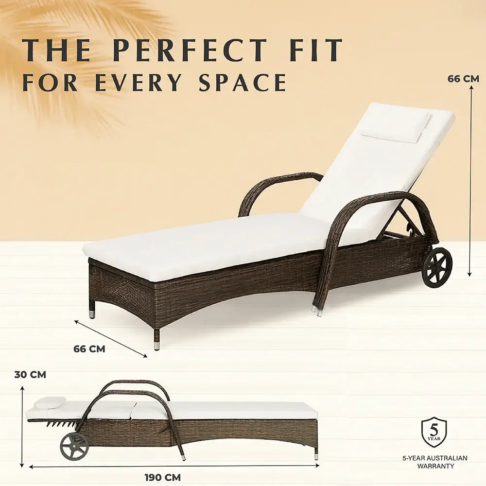 Cannes Sun Lounger (Set of 2)