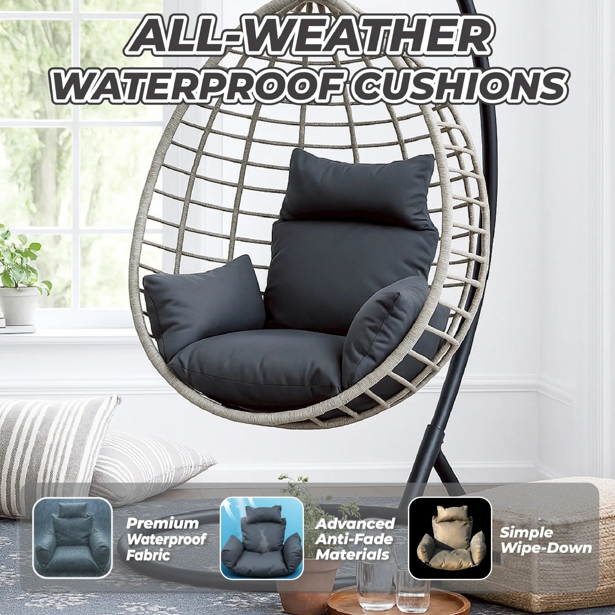 Verada Riviera Hanging Egg Chair