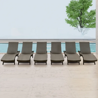 Riviera All Weather Sun Loungers (Set of 2) - Dark Brown