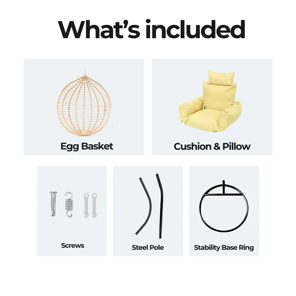 Verada Riviera Hanging Egg Chair